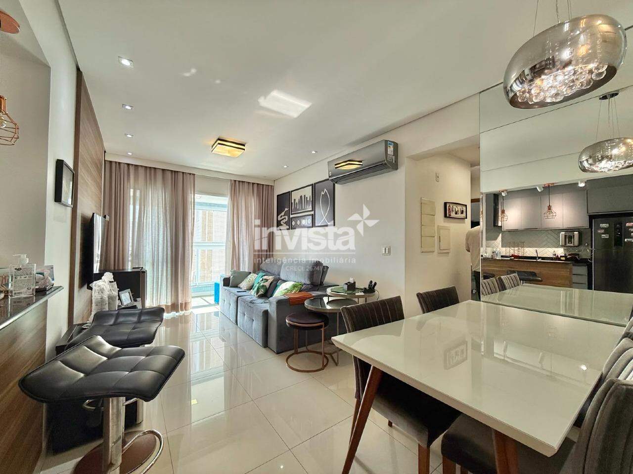 C&oacute;digo: 43070 R$ 1.050.000,00 Apartamento &agrave; venda em Santos-SP no bairro Pomp&eacute;ia, com 2 dormit&oacute;rios e 77m&sup2; 77 m&sup2; 2 quartos 2 vagas - Santos