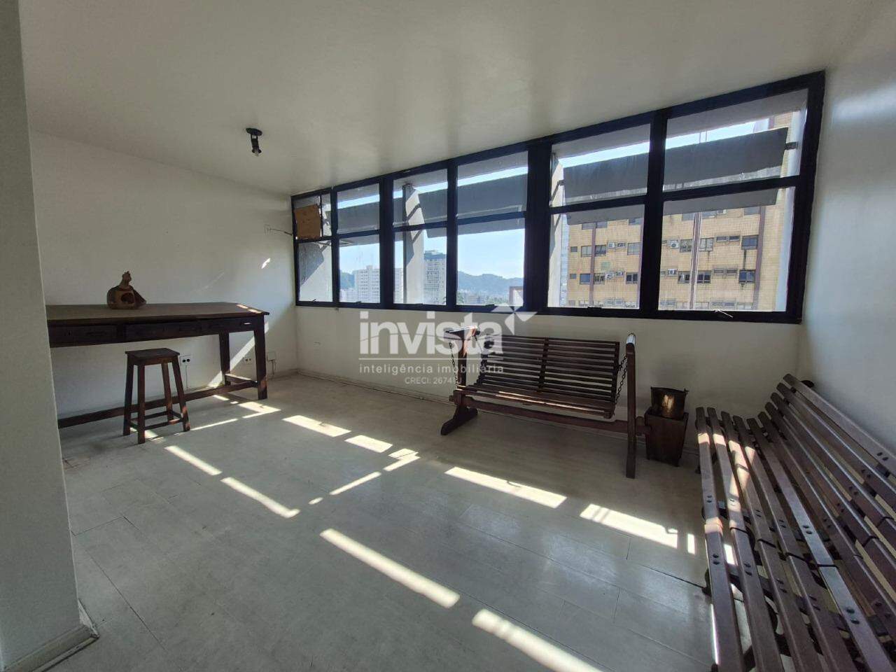 C&oacute;digo: 43072 R$ 4.000,00 Sala Comercial para alugar em Santos-SP no bairro Gonzaga, com 0 dormit&oacute;rio e 100m&sup2; 100 m&sup2; 0 quartos 2 vagas - Santos