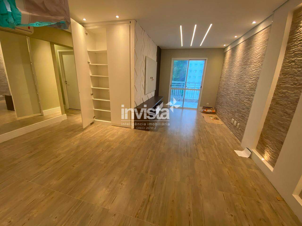 C&oacute;digo: 43107 R$ 5.700,00 Apartamento para alugar em Santos-SP no bairro Marap&eacute;, com 3 dormit&oacute;rios e 85m&sup2; 85 m&sup2; 3 quartos 1 vaga - Santos