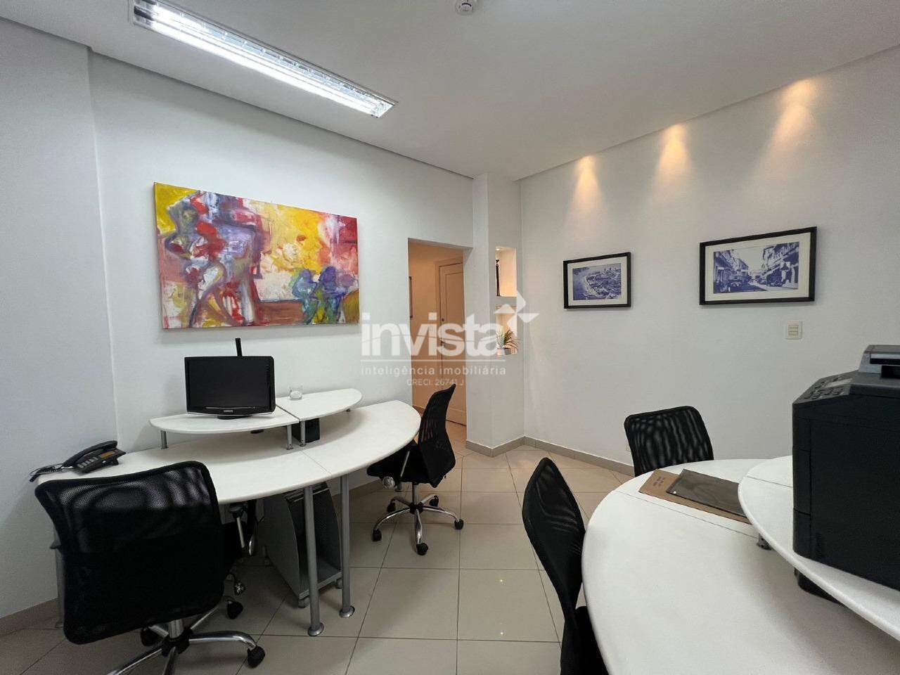 C&oacute;digo: 43124 R$ 4.000,00 Sala Comercial para alugar em Santos-SP no bairro CENTRO, com 0 dormit&oacute;rio e 70m&sup2; 70 m&sup2; 0 quartos 1 vaga - Santos