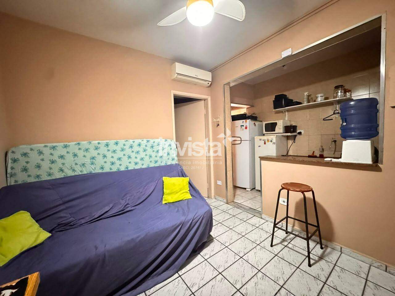 C&oacute;digo: 43137 R$ 380.000,00 Apartamento &agrave; venda em Santos-SP no bairro Pomp&eacute;ia, com 1 dormit&oacute;rio e 53m&sup2; 53 m&sup2; 1 quarto 1 vaga - Santos