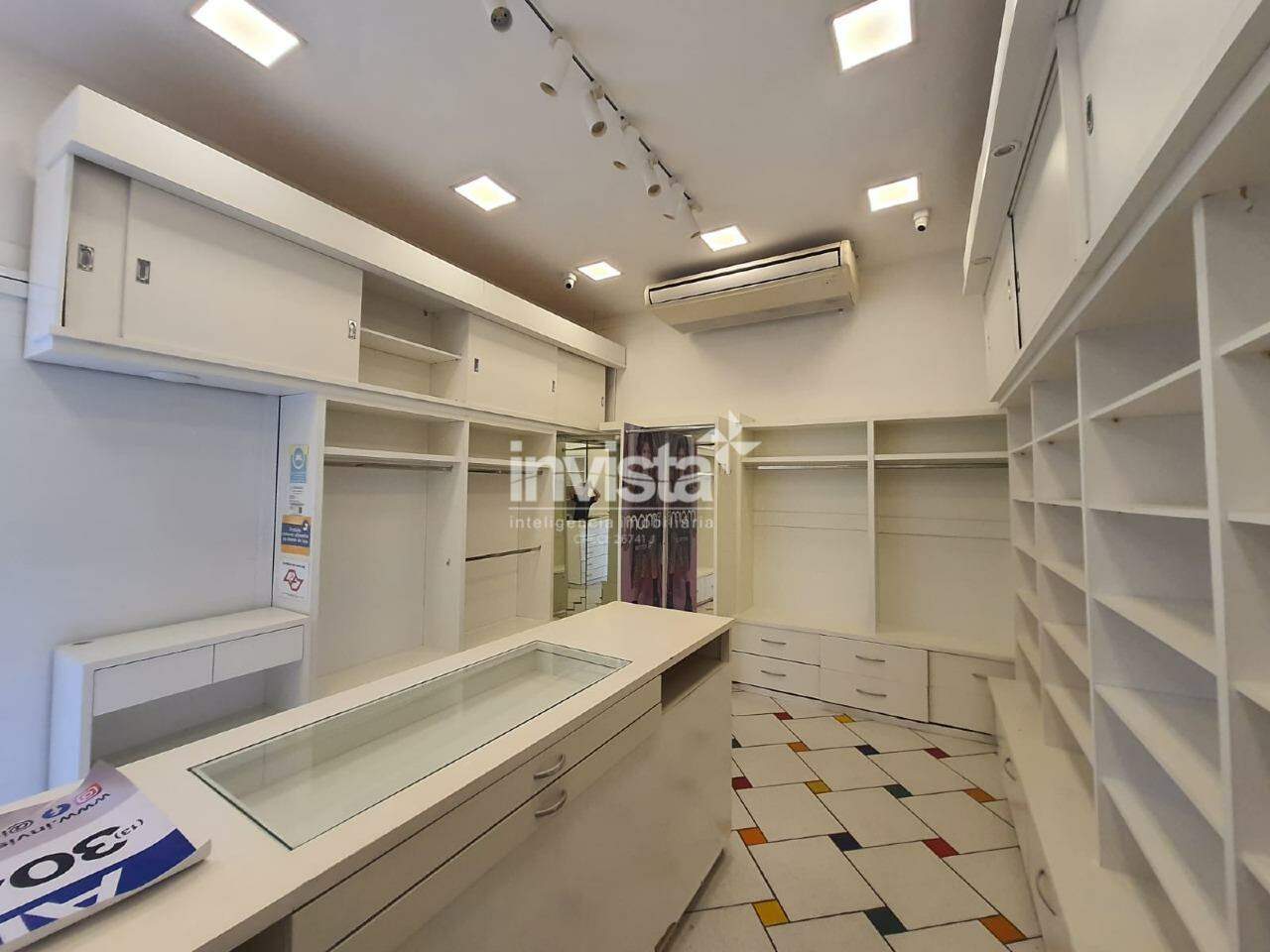 C&oacute;digo: 43146 R$ 6.900,00 Loja para alugar em Santos-SP no bairro Gonzaga, com 0 dormit&oacute;rio e 25m&sup2; 25 m&sup2; 0 quartos 0 vagas - Santos