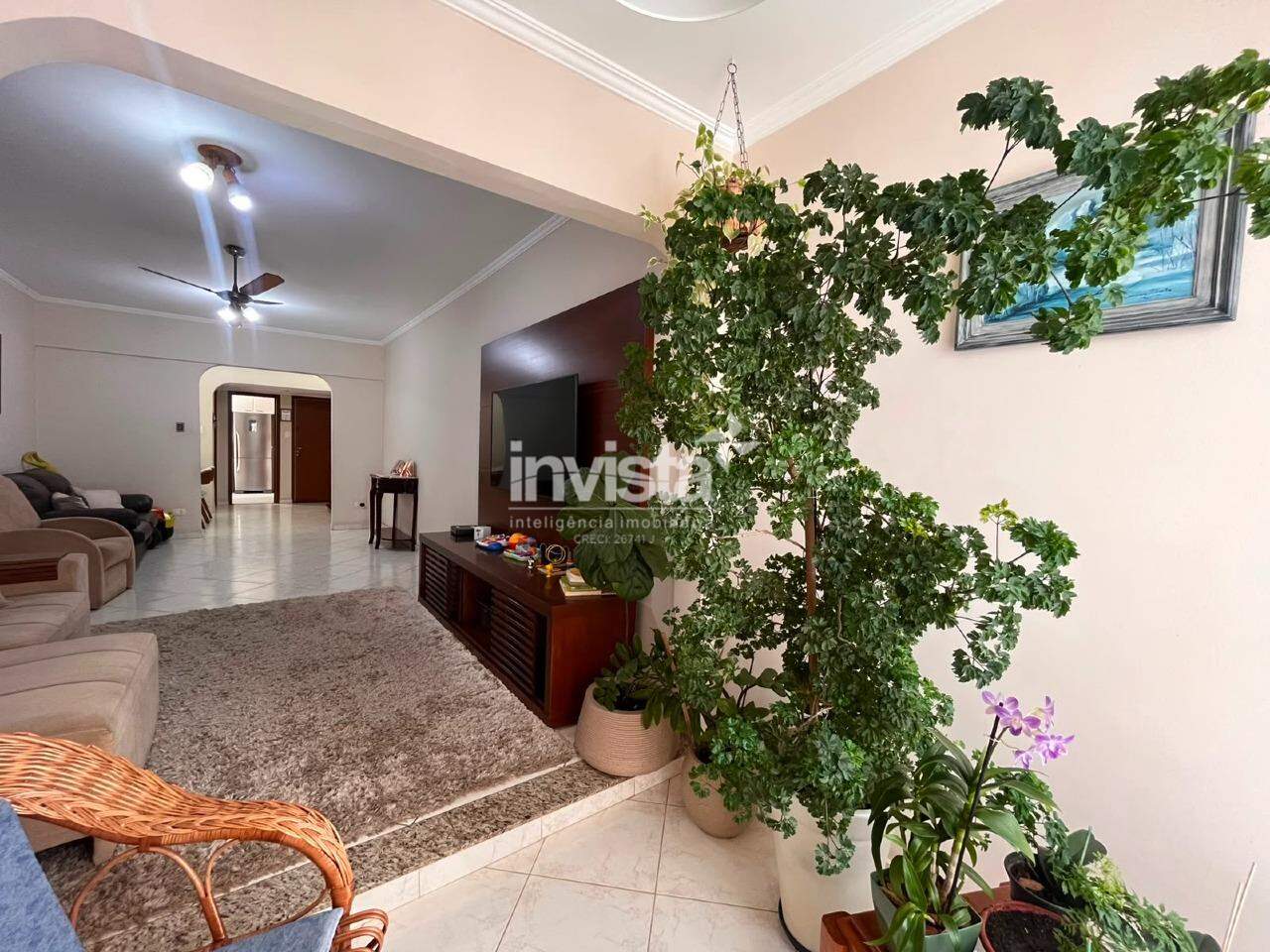 Apartamento 03 dormit&oacute;rios mobiliado para loca&ccedil;&atilde;o na Aparecida &ndash; 01 quadra da Praia - Santos