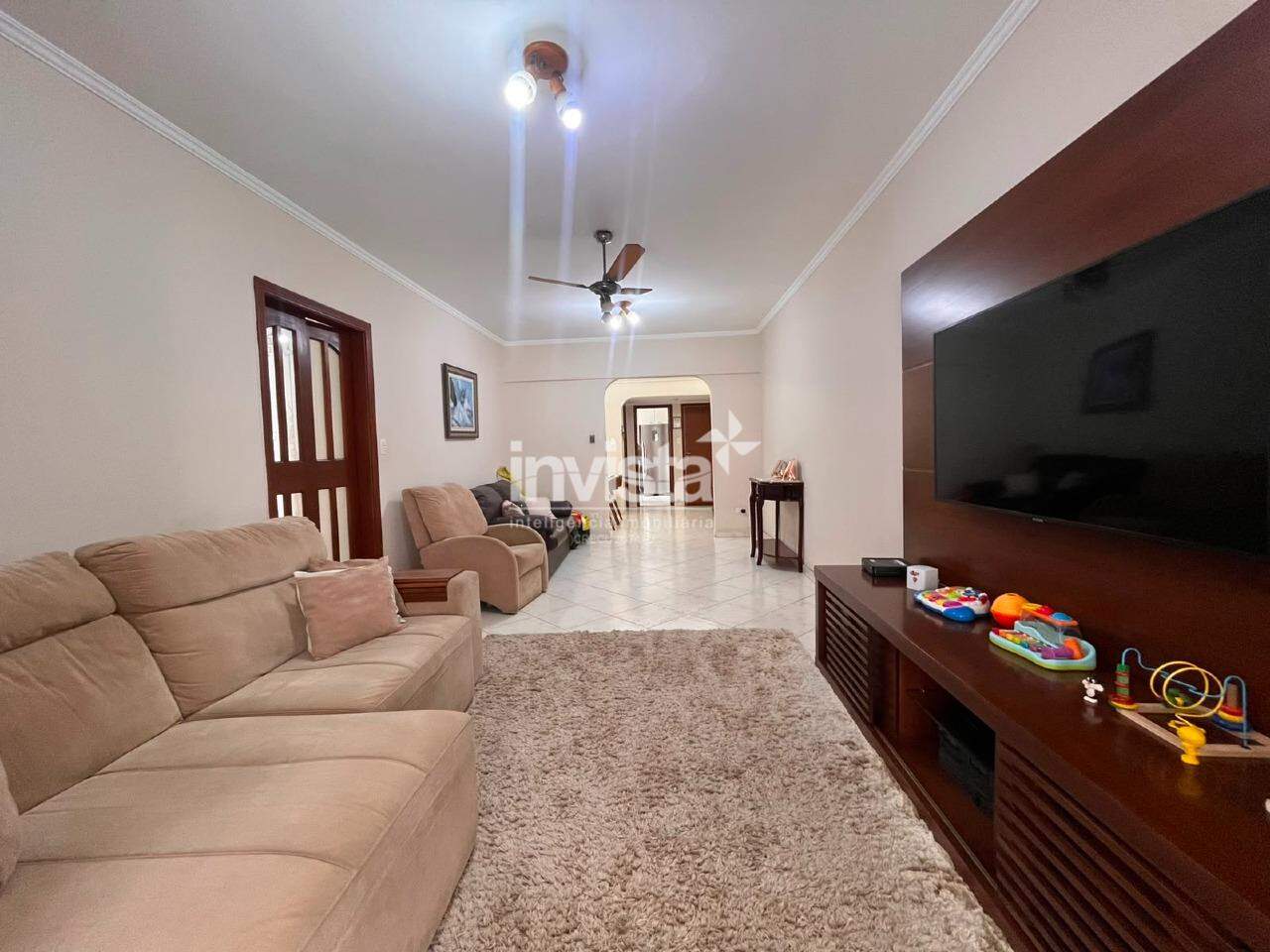 C&oacute;digo: 43157 R$ 7.500,00 Apartamento para alugar em Santos-SP no bairro Aparecida, com 3 dormit&oacute;rios e 120m&sup2; 120 m&sup2; 3 quartos 2 vagas - Santos
