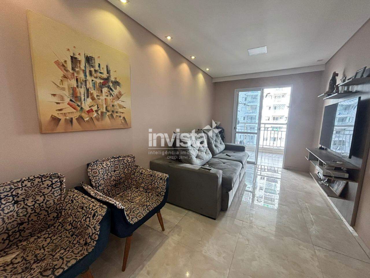 C&oacute;digo: 43181 R$ 750.000,00 Apartamento &agrave; venda em Santos-SP no bairro Marap&eacute;, com 3 dormit&oacute;rios e 84m&sup2; 84 m&sup2; 3 quartos 1 vaga - Santos