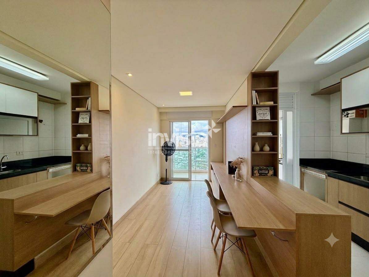 C&oacute;digo: 43183 R$ 3.800,00 Apartamento para alugar em Santos-SP no bairro Vila Mathias, com 1 dormit&oacute;rio e 51m&sup2; 51 m&sup2; 1 quarto 1 vaga - Santos