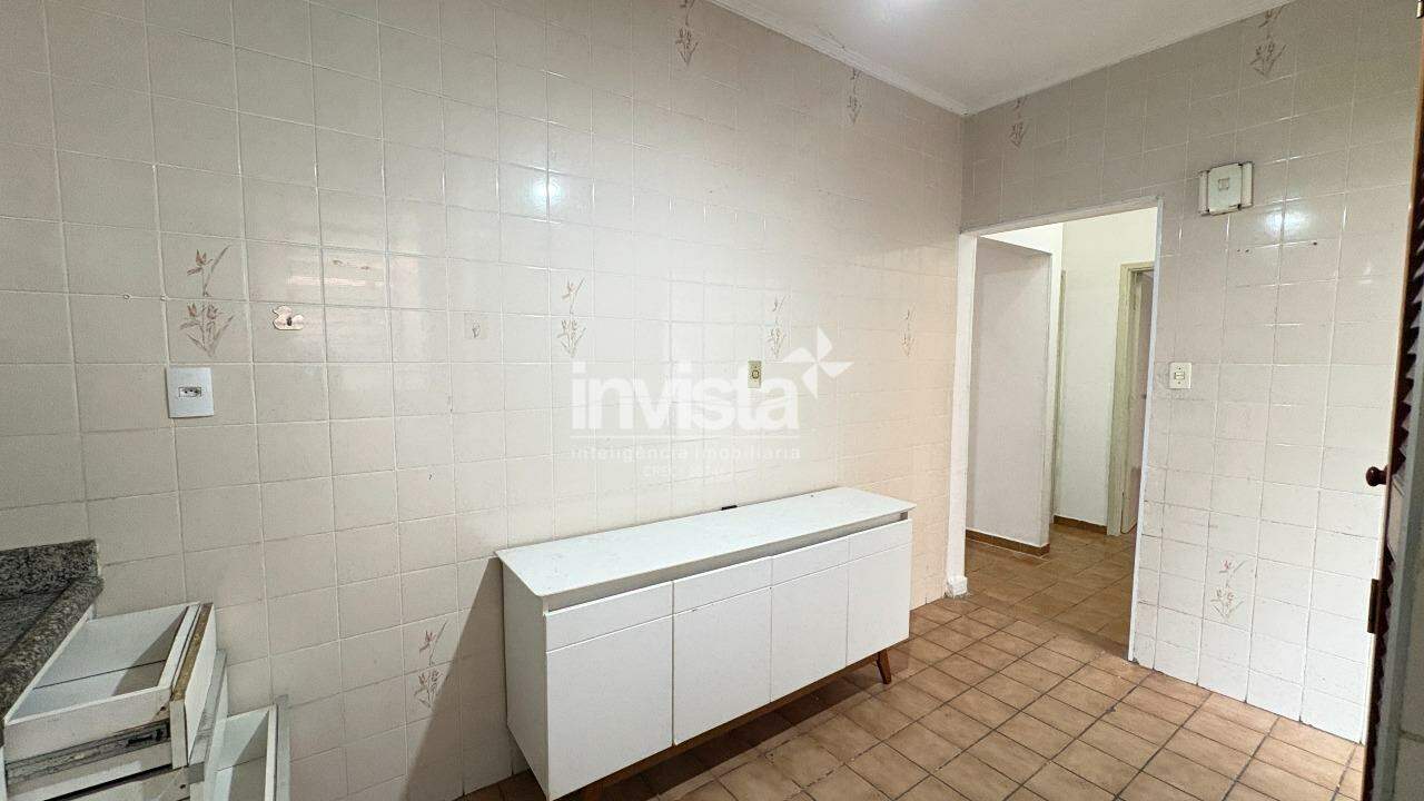 Apartamento t&eacute;rreo para loca&ccedil;&atilde;o na Ponta da Praia - Santos