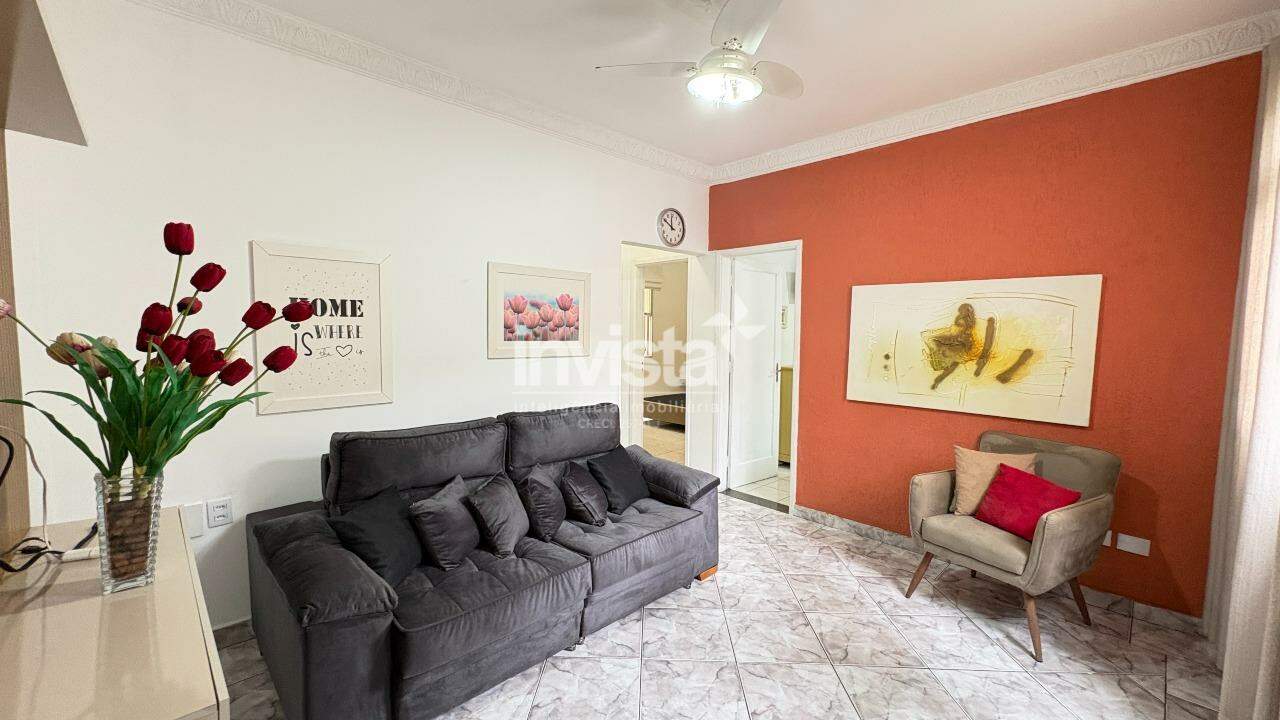 C&oacute;digo: 43190 R$ 3.500,00 Apartamento para alugar em Santos-SP no bairro Boqueir&atilde;o, com 2 dormit&oacute;rios e 67m&sup2; 67 m&sup2; 2 quartos 1 vaga - Santos