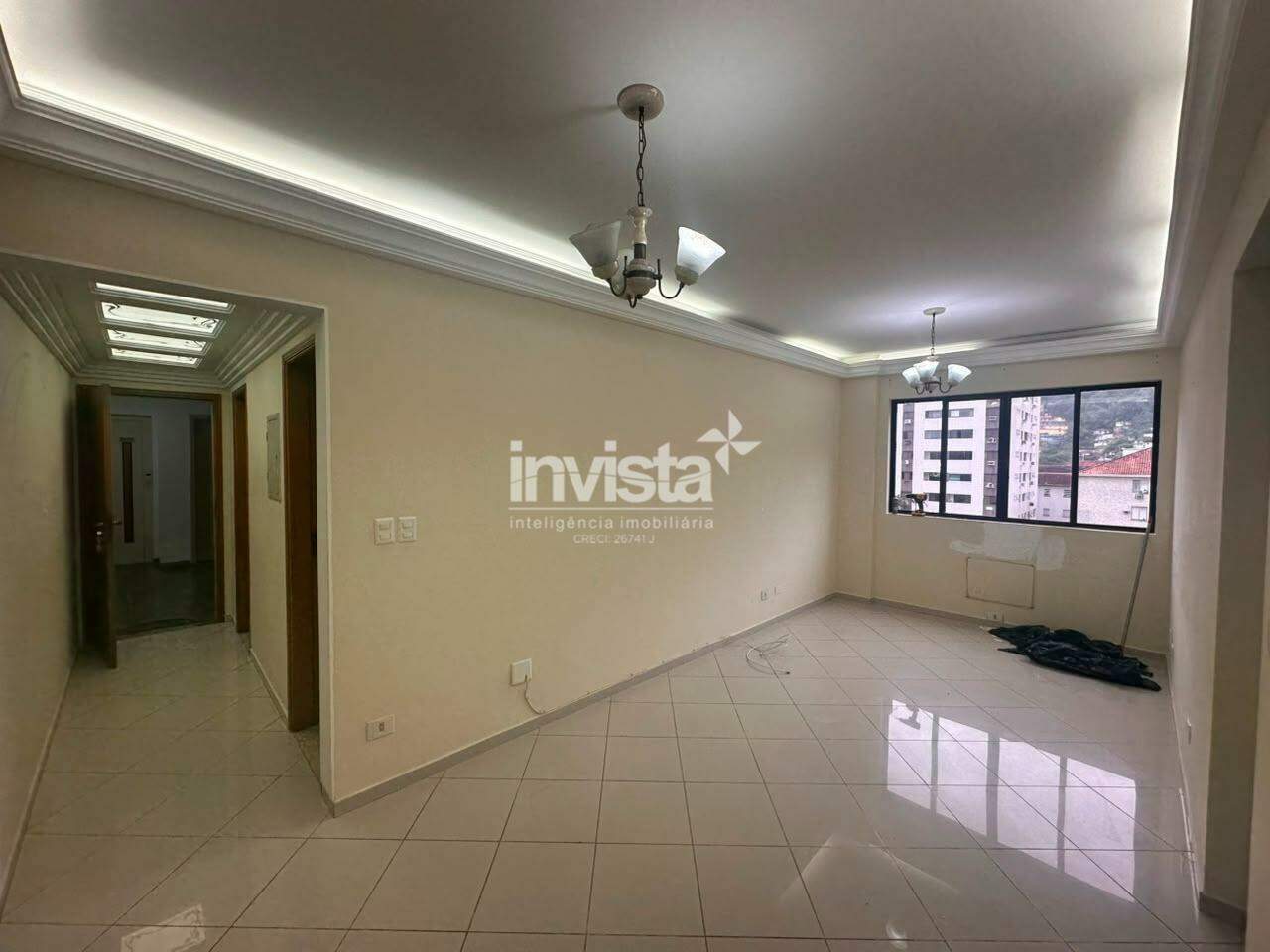 C&oacute;digo: 43192 R$ 4.500,00 Apartamento para alugar em Santos-SP no bairro Marap&eacute;, com 3 dormit&oacute;rios e 120m&sup2; 120 m&sup2; 3 quartos 1 vaga - Santos