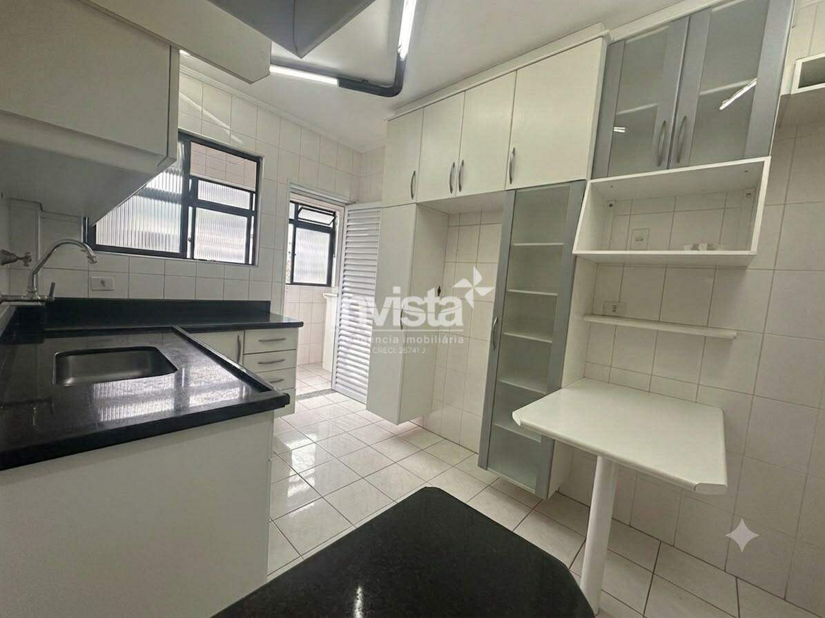 Aluguel: Apartamento 120m&sup2; &ndash; 3 dormit&oacute;rios no Marap&eacute; &ndash; Santos/SP - Santos