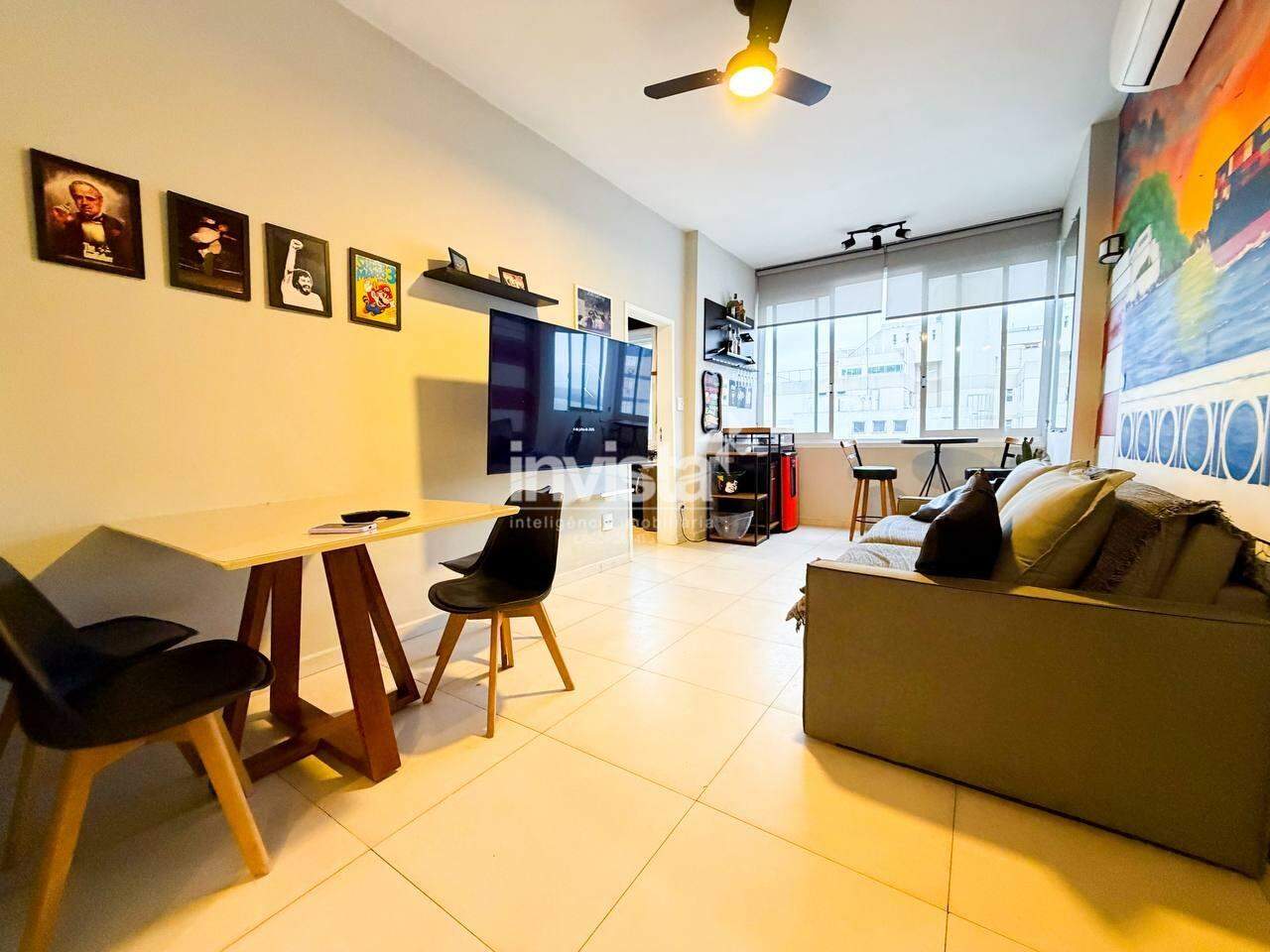 C&oacute;digo: 43201 R$ 650.000,00 Apartamento &agrave; venda em Santos-SP no bairro Boqueir&atilde;o, com 2 dormit&oacute;rios e 74m&sup2; 74 m&sup2; 2 quartos 0 vagas - Santos
