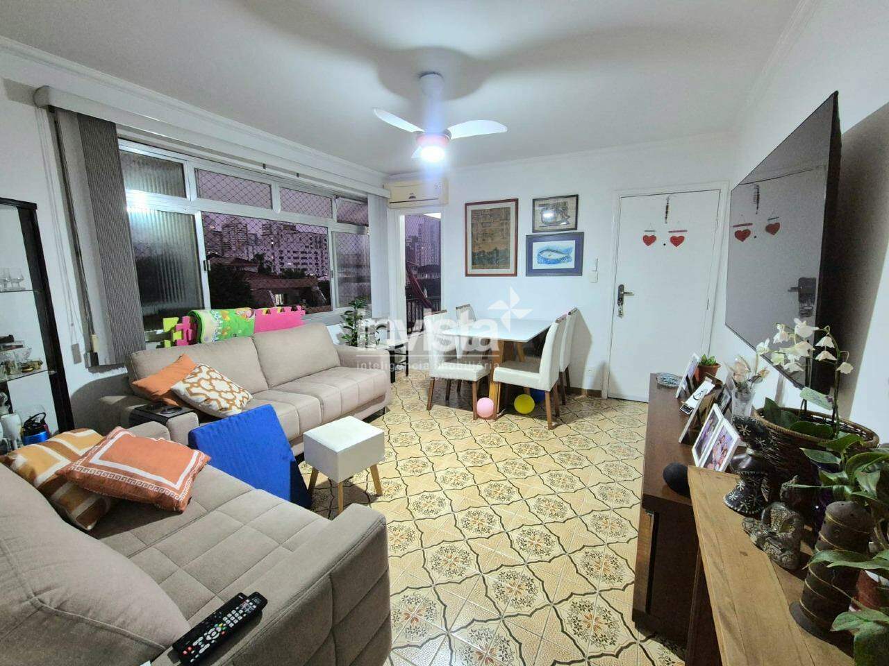 C&oacute;digo: 43204 R$ 489.000,00 Apartamento &agrave; venda em Santos-SP no bairro Campo Grande, com 3 dormit&oacute;rios e 90m&sup2; 90 m&sup2; 3 quartos 1 vaga - Santos