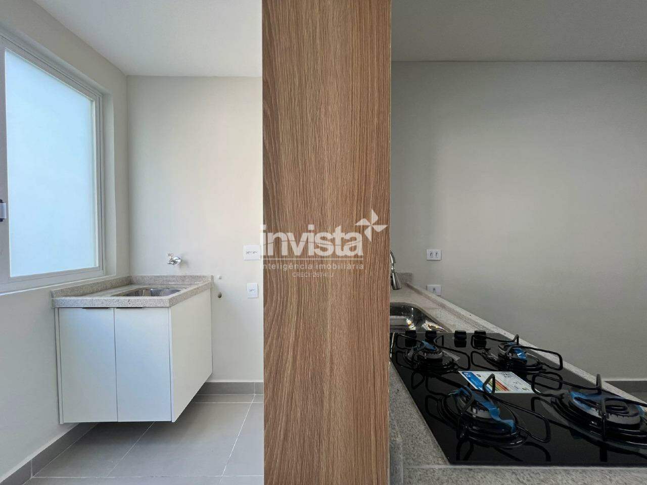 Apartamento para loca&ccedil;&atilde;o no bairro Ponta da Praia - Santos