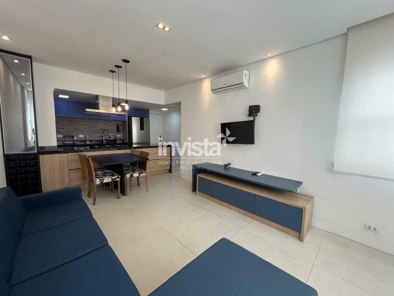 C&oacute;digo: 43209 R$ 5.850,00 Apartamento para alugar em Santos-SP no bairro Gonzaga, com 2 dormit&oacute;rios e 68m&sup2; 68 m&sup2; 2 quartos 1 vaga - Santos