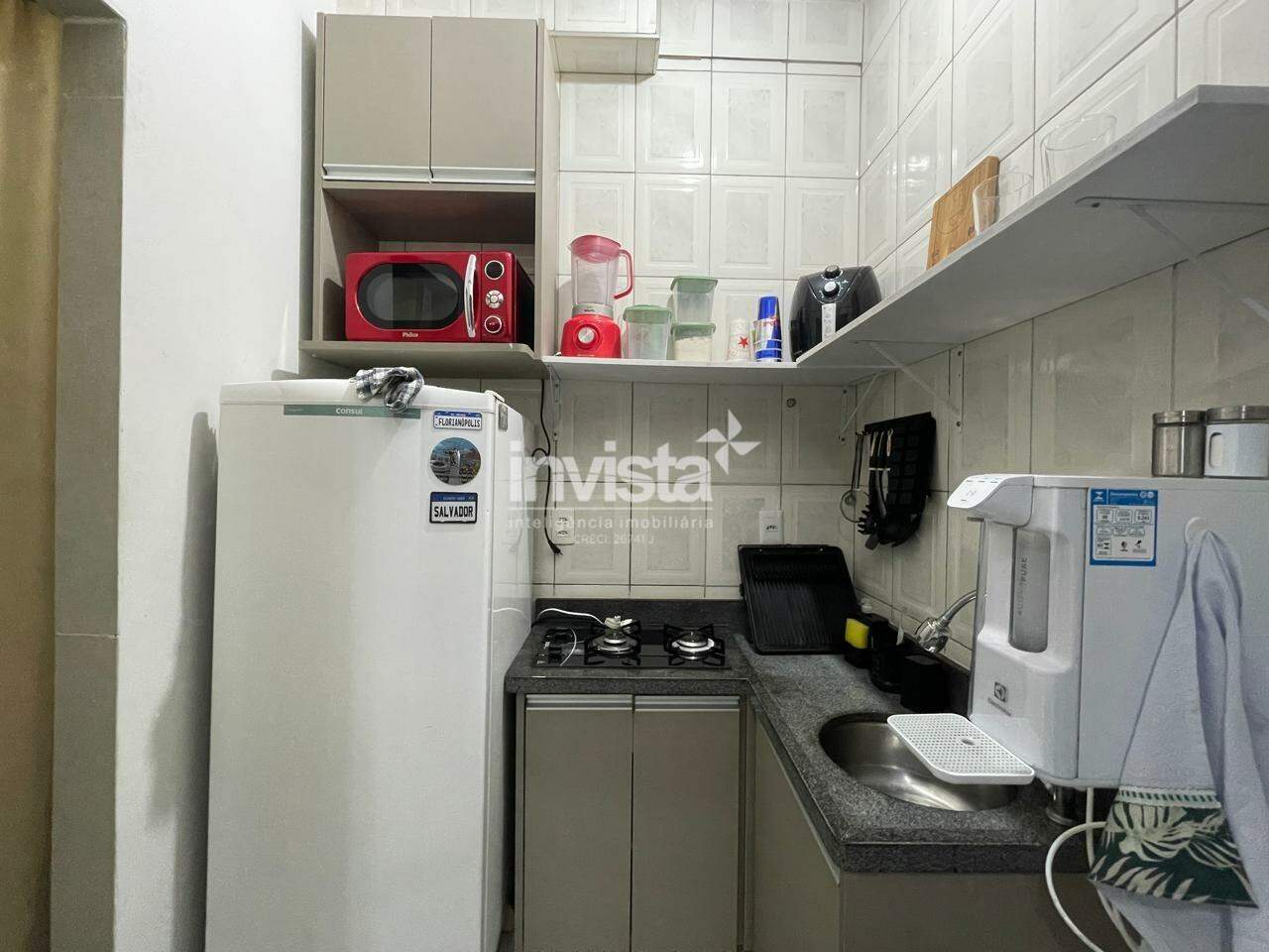 Kitnet Mobiliada para Loca&ccedil;&atilde;o &ndash; Boqueir&atilde;o | 28 m&sup2; - Santos