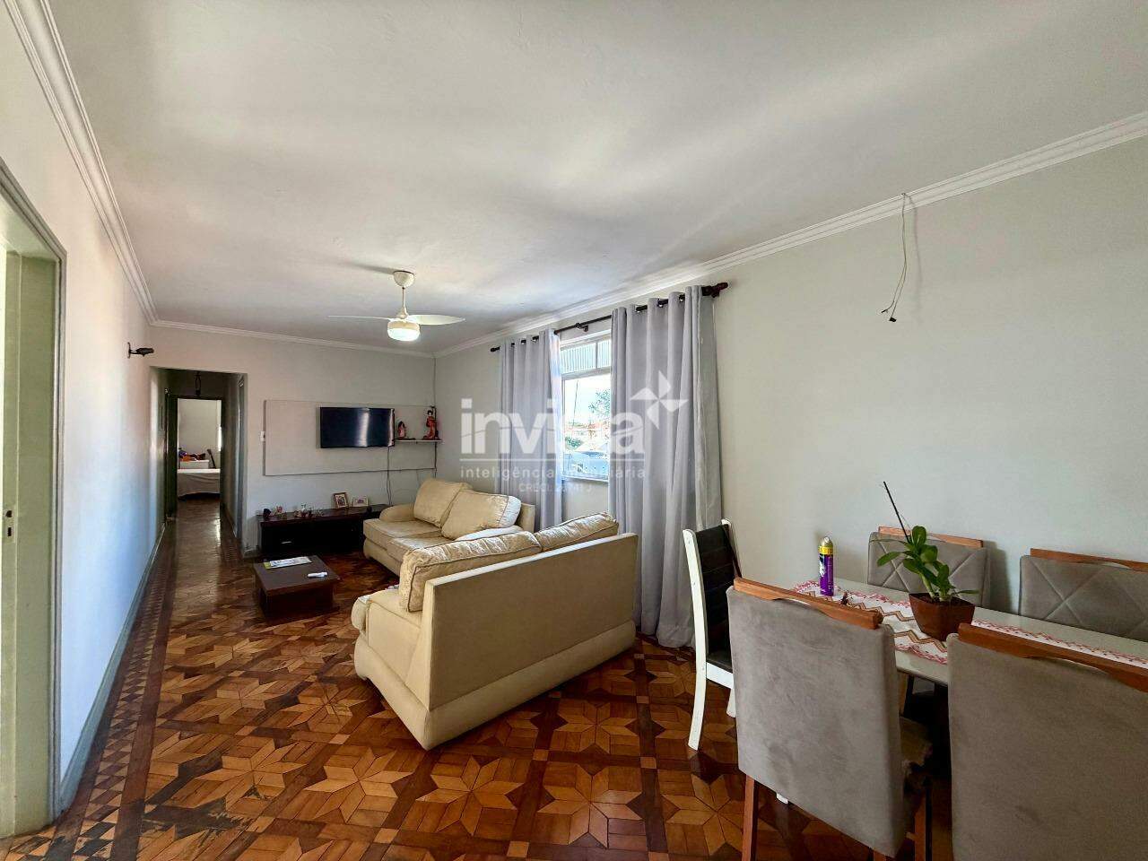 C&oacute;digo: 43278 R$ 550.000,00 Apartamento &agrave; venda em Santos-SP no bairro Boqueir&atilde;o, com 3 dormit&oacute;rios e 120m&sup2; 120 m&sup2; 3 quartos 1 vaga - Santos