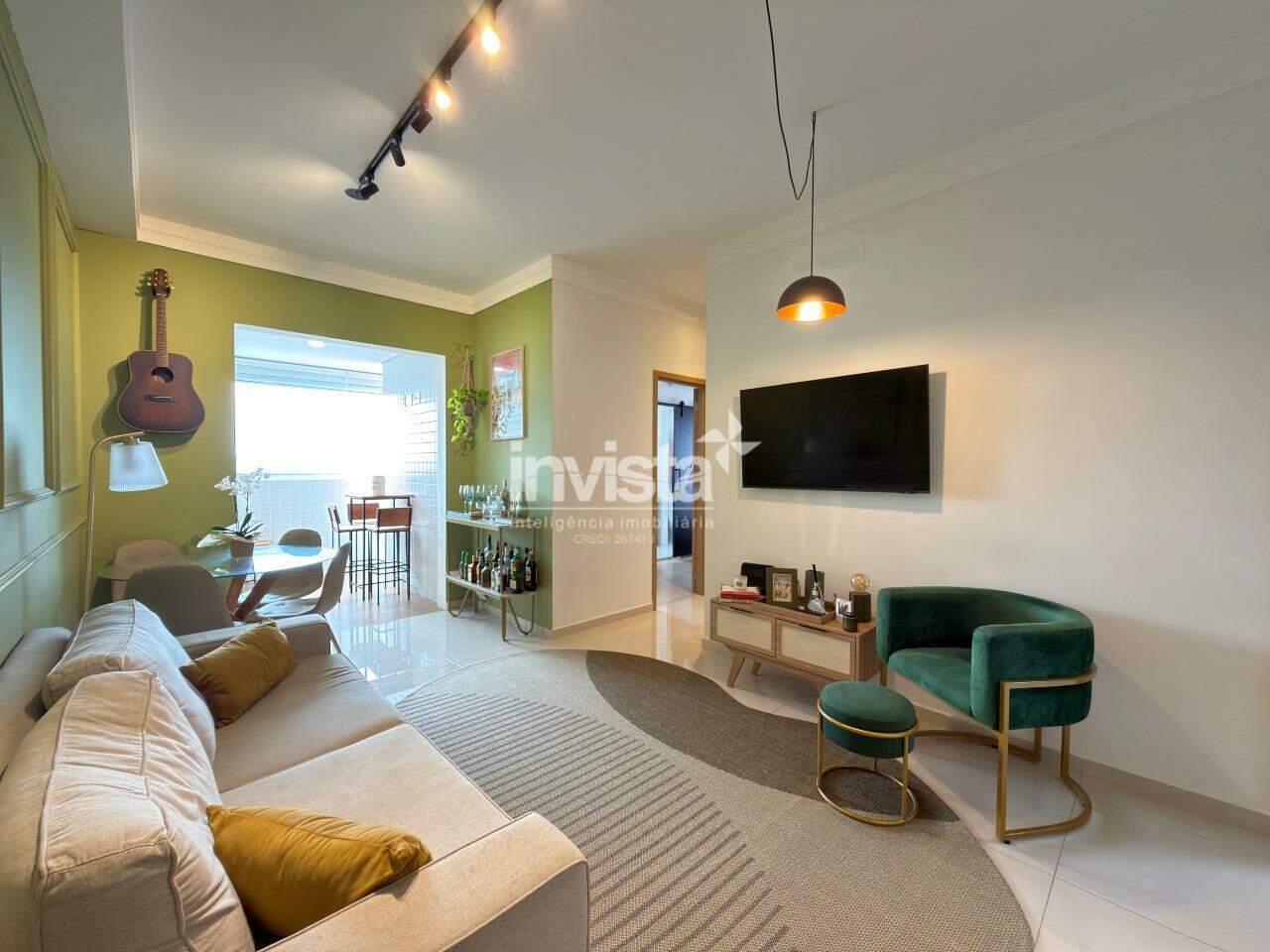 C&oacute;digo: 43281 R$ 1.290.000,00 Apartamento &agrave; venda em Santos-SP no bairro Boqueir&atilde;o, com 3 dormit&oacute;rios e 84m&sup2; 84 m&sup2; 3 quartos 2 vagas - Santos