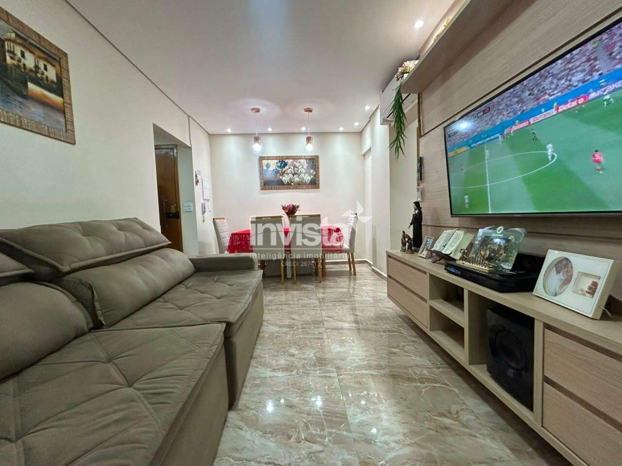 C&oacute;digo: 43283 R$ 5.000,00 Apartamento para alugar em Santos-SP no bairro Macuco, com 2 dormit&oacute;rios e 65m&sup2; 65 m&sup2; 2 quartos 1 vaga - Santos