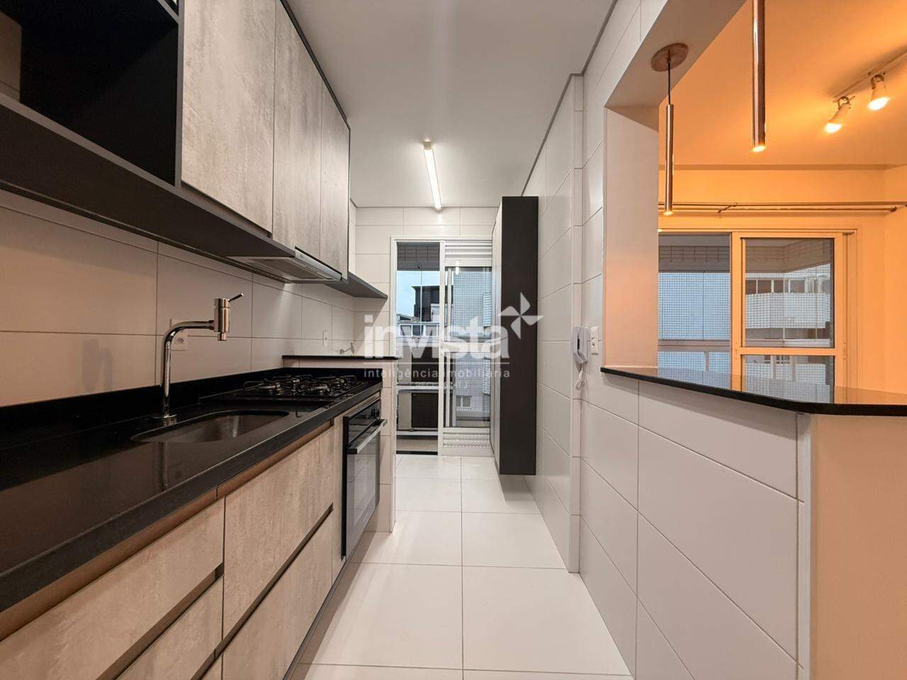 Apartamento para aluguel no bairro Embar&eacute; - Santos