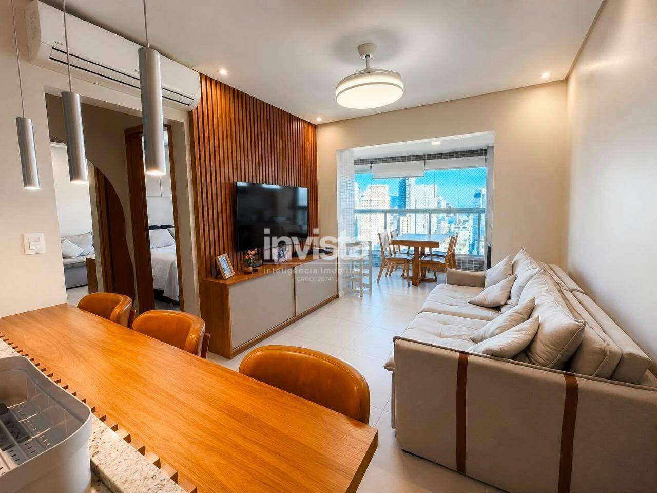 C&oacute;digo: 43313 R$ 1.300.000,00 Apartamento &agrave; venda em Santos-SP no bairro Boqueir&atilde;o, com 2 dormit&oacute;rios e 66m&sup2; 66 m&sup2; 2 quartos 1 vaga - Santos