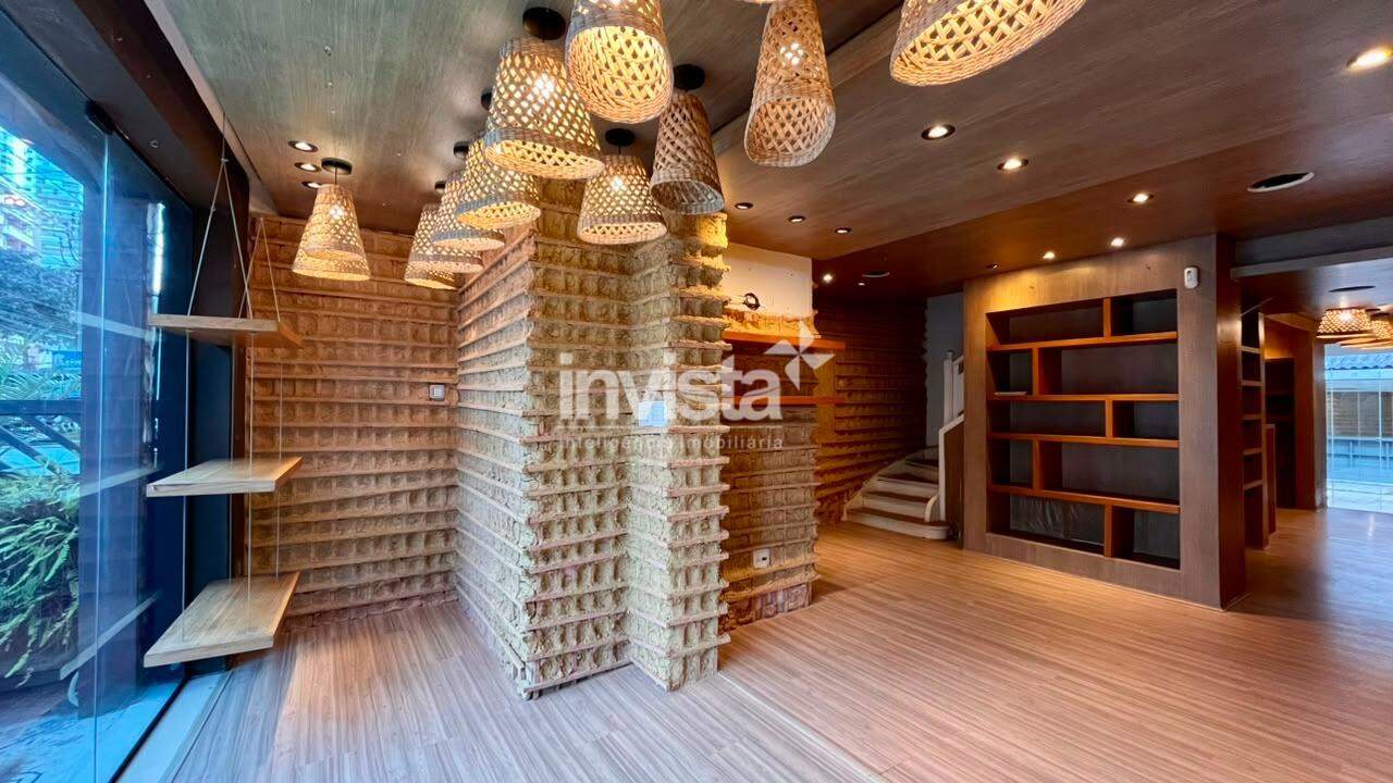 C&oacute;digo: 43320 R$ 13.500,00 Ponto Comercial para alugar em Santos-SP no bairro Gonzaga, com 0 dormit&oacute;rio e 150m&sup2; 150 m&sup2; 0 quartos 2 vagas - Santos