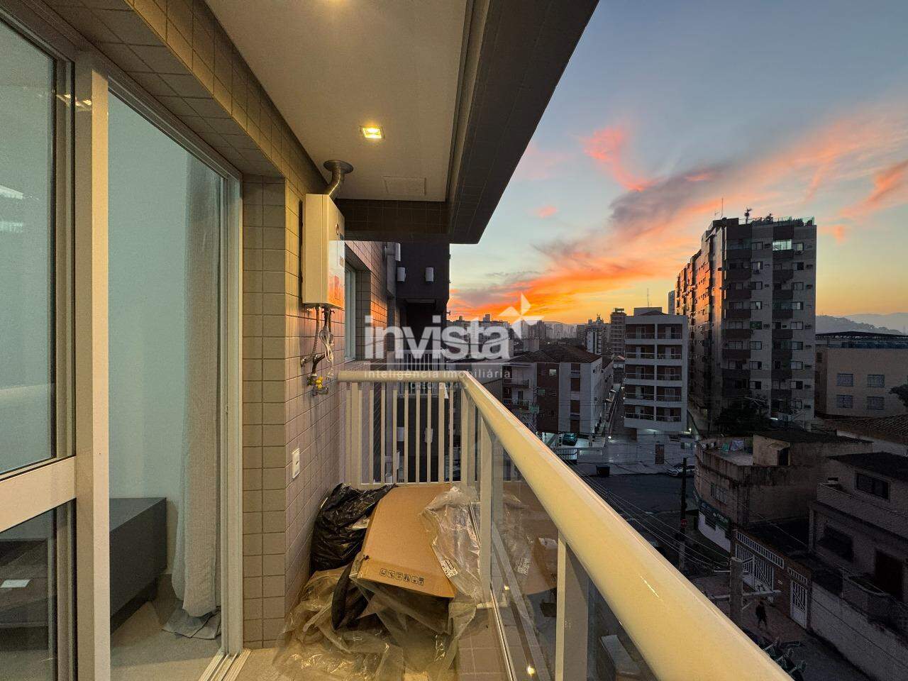 Apartamento &agrave; venda no Macuco, Santos (SP) &mdash; 1 dormit&oacute;rio, varanda e 1 vaga - Santos