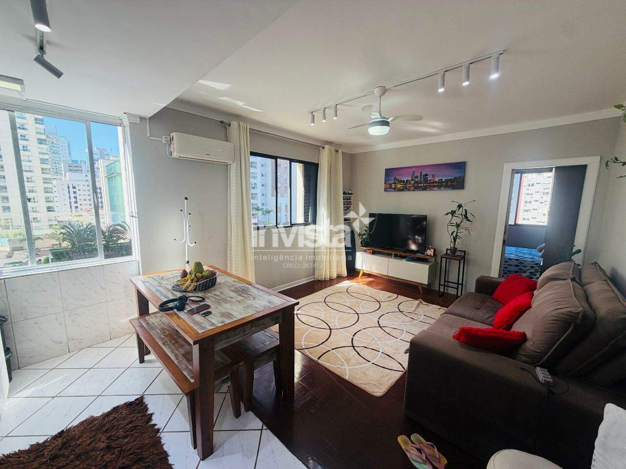C&oacute;digo: 43369 R$ 500.000,00 Apartamento &agrave; venda em Santos-SP no bairro Jos&eacute; Menino, com 3 dormit&oacute;rios e 77m&sup2; 77 m&sup2; 3 quartos 1 vaga - Santos