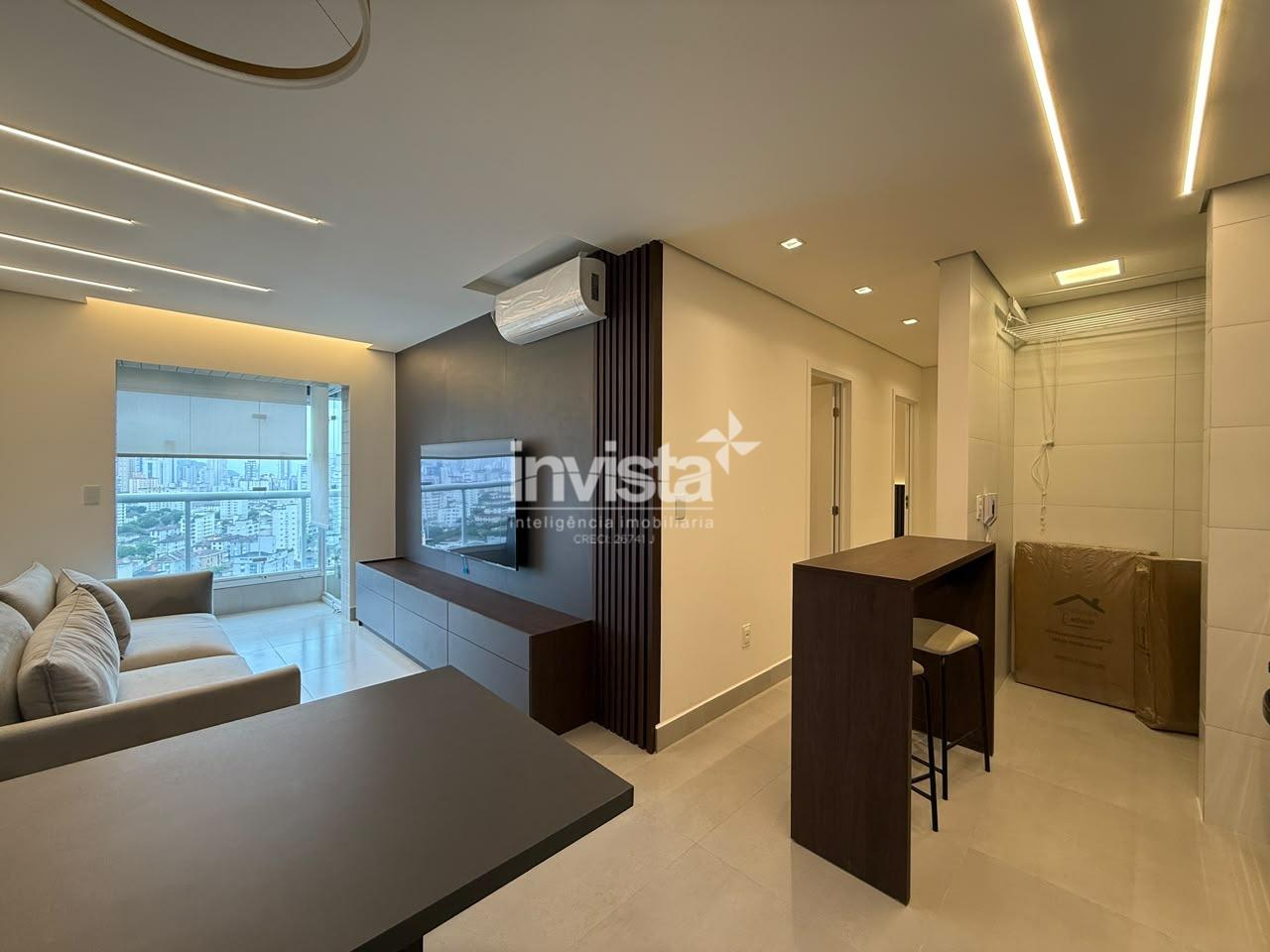 C&oacute;digo: 43391 R$ 5.300,00 Apartamento para alugar em Santos-SP no bairro Macuco, com 2 dormit&oacute;rios e 56m&sup2; 56 m&sup2; 2 quartos 1 vaga - Santos