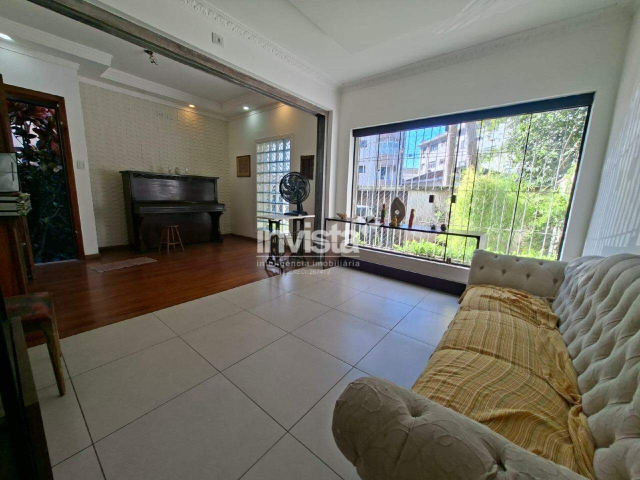 C&oacute;digo: 43394 R$ 7.000,00 Casa para alugar em Santos-SP no bairro Aparecida, com 3 dormit&oacute;rios e 128m&sup2; 128 m&sup2; 3 quartos 1 vaga - Santos