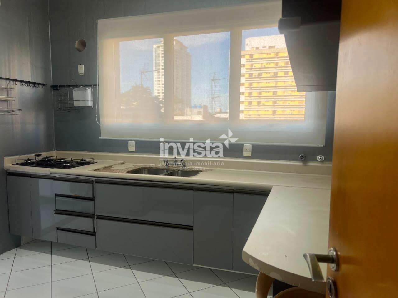 Apartamento para aluguel no bairro Boqueir&atilde;o - Santos