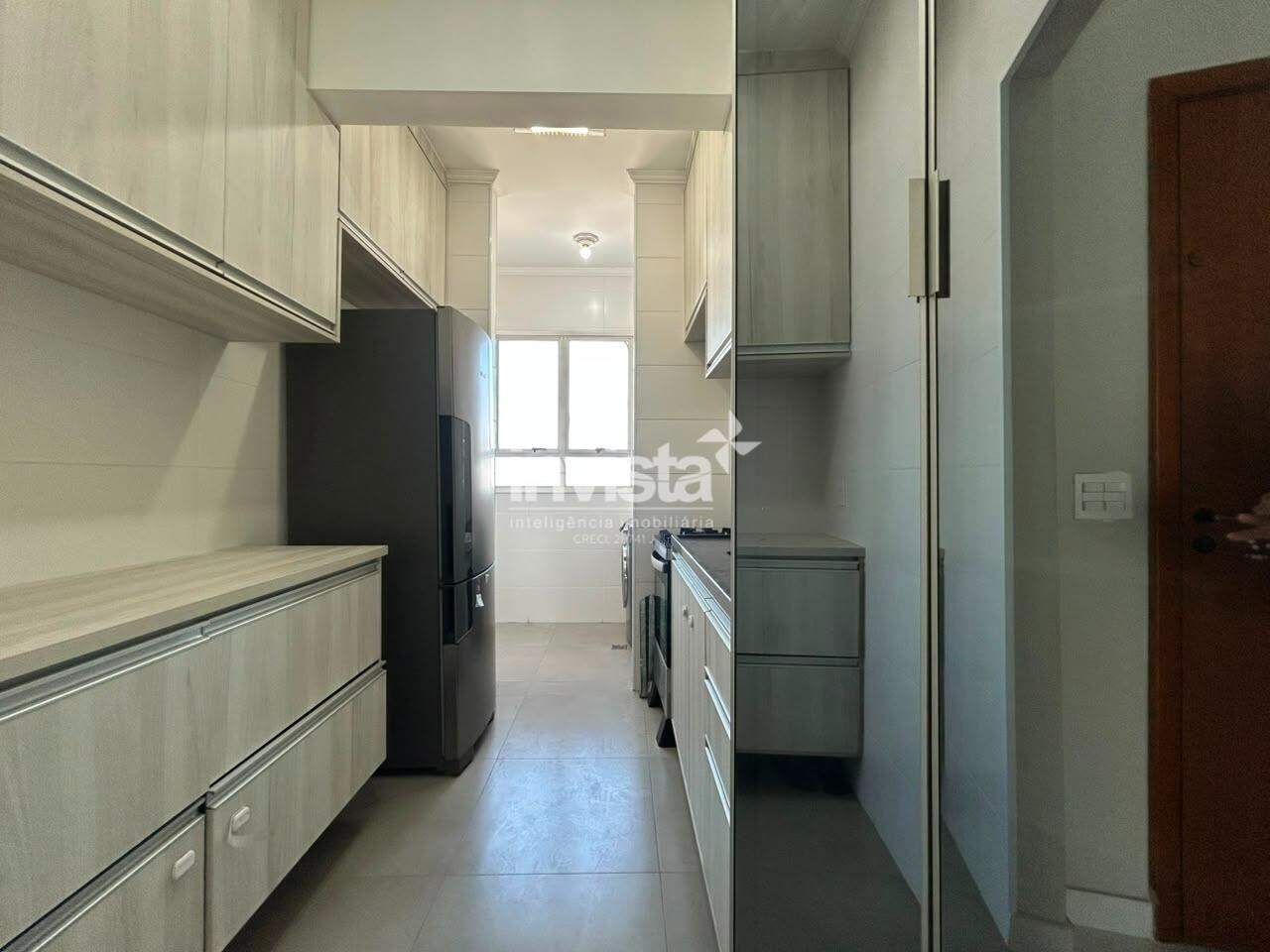 Apartamento para alugar com 2 quartos na Encruzilhada - Santos