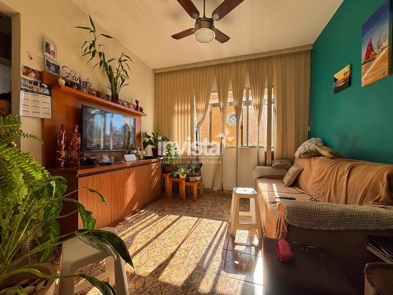 C&oacute;digo: 43412 R$ 460.000,00 Apartamento &agrave; venda em Santos-SP no bairro Ponta da Praia, com 2 dormit&oacute;rios e 77m&sup2; 77 m&sup2; 2 quartos 1 vaga - Santos