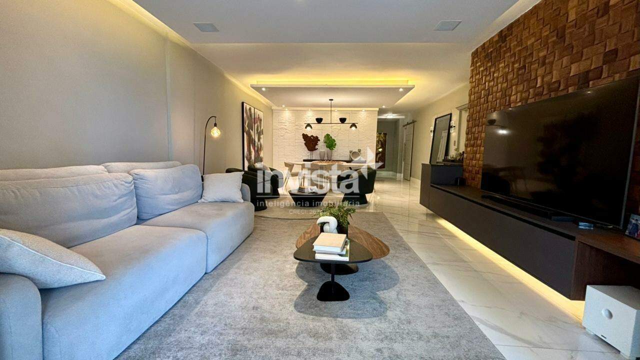 Apartamento Mobiliado com 3 Su&iacute;tes na Aparecida Santos! - Santos
