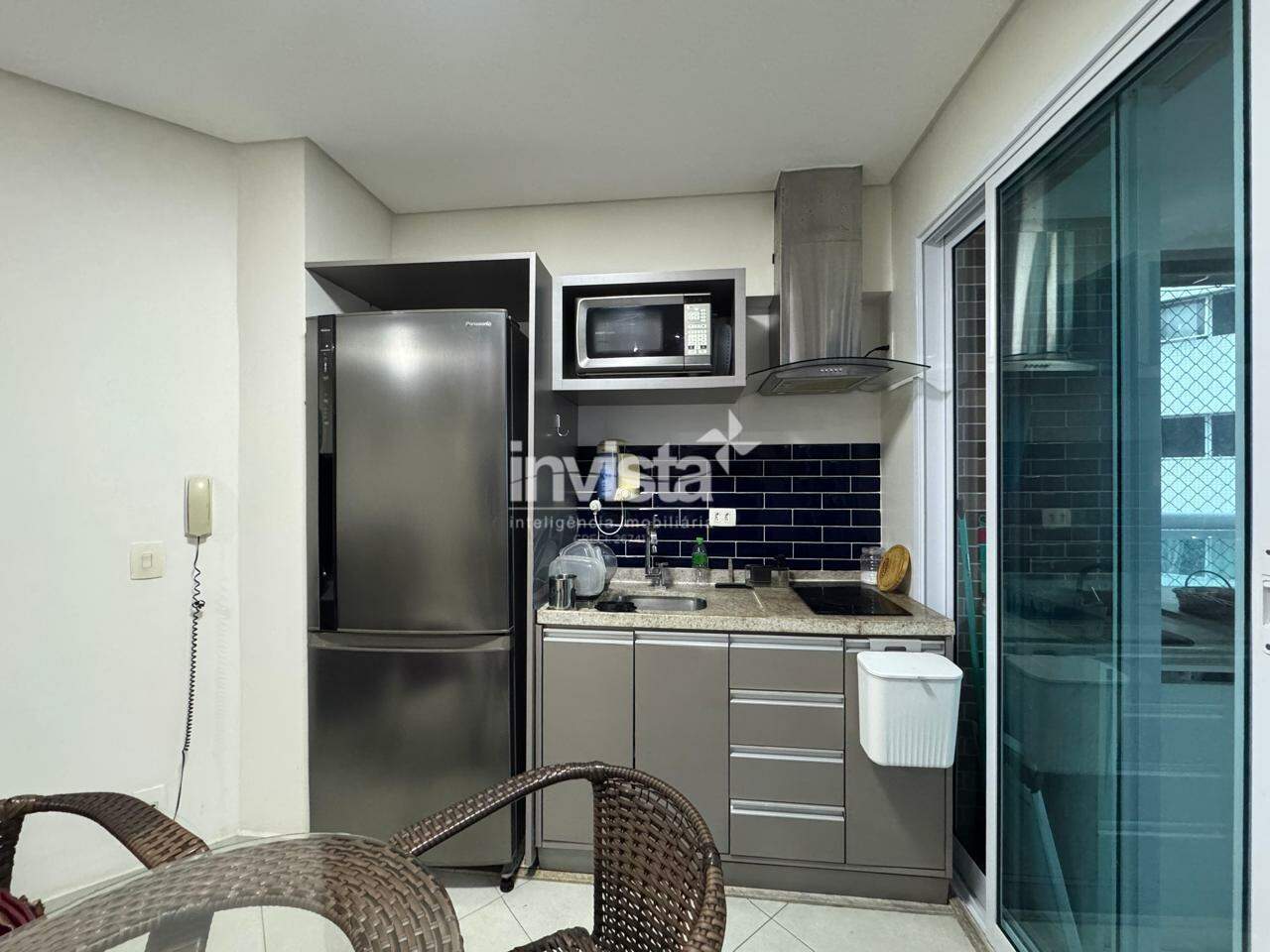 Apartamento para aluguel no bairro Pomp&eacute;ia - Santos