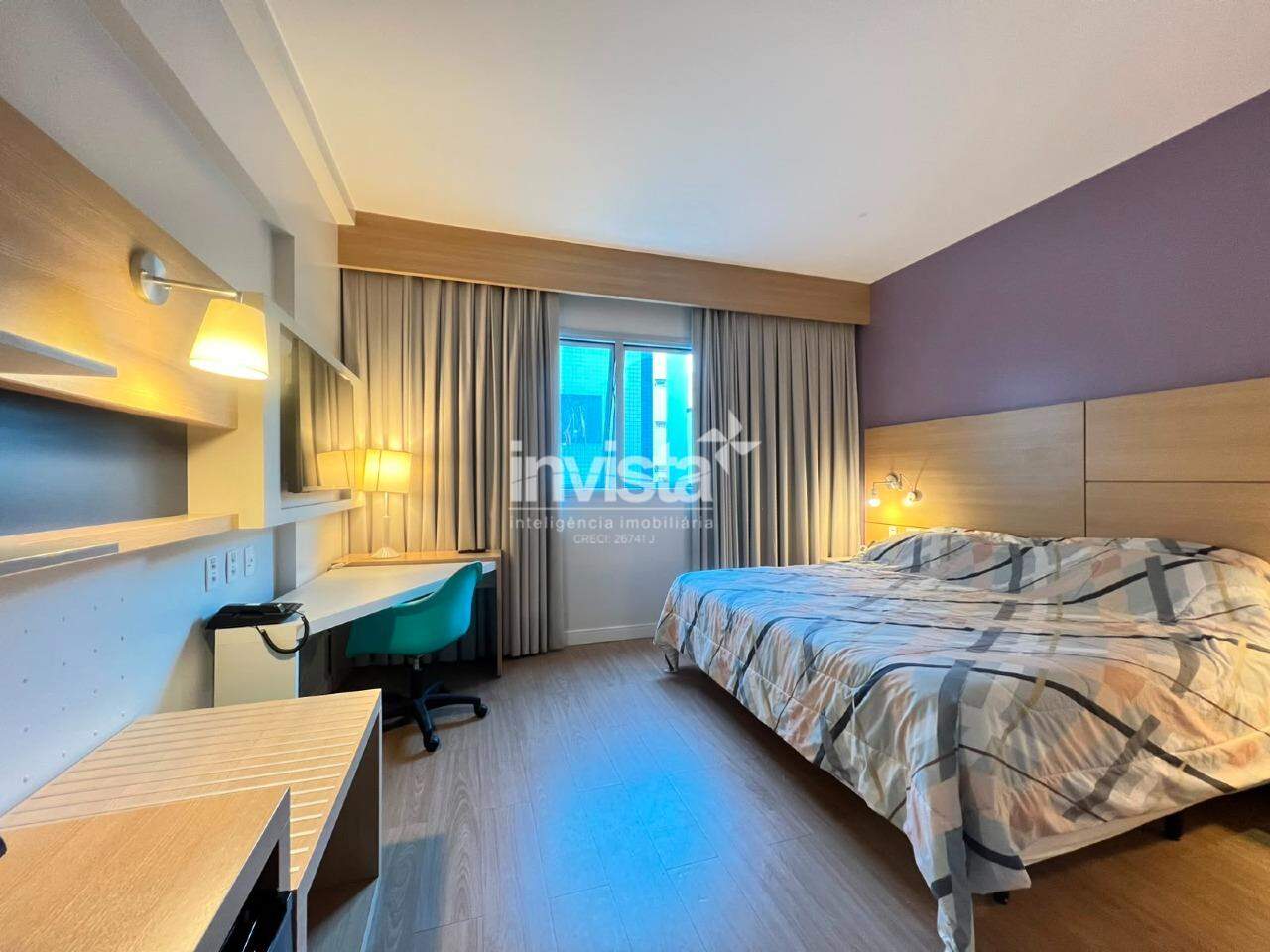 C&oacute;digo: 43432 R$ 379.000,00 Apartamento &agrave; venda em Santos-SP no bairro Pomp&eacute;ia, com 1 dormit&oacute;rio e 25m&sup2; 25 m&sup2; 1 quarto 0 vagas - Santos