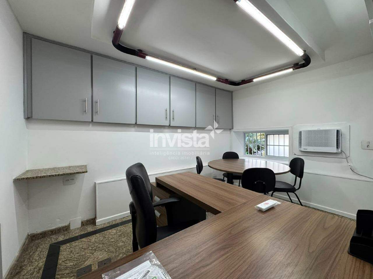 Sala comercial para aluguel no bairro Gonzaga - Santos
