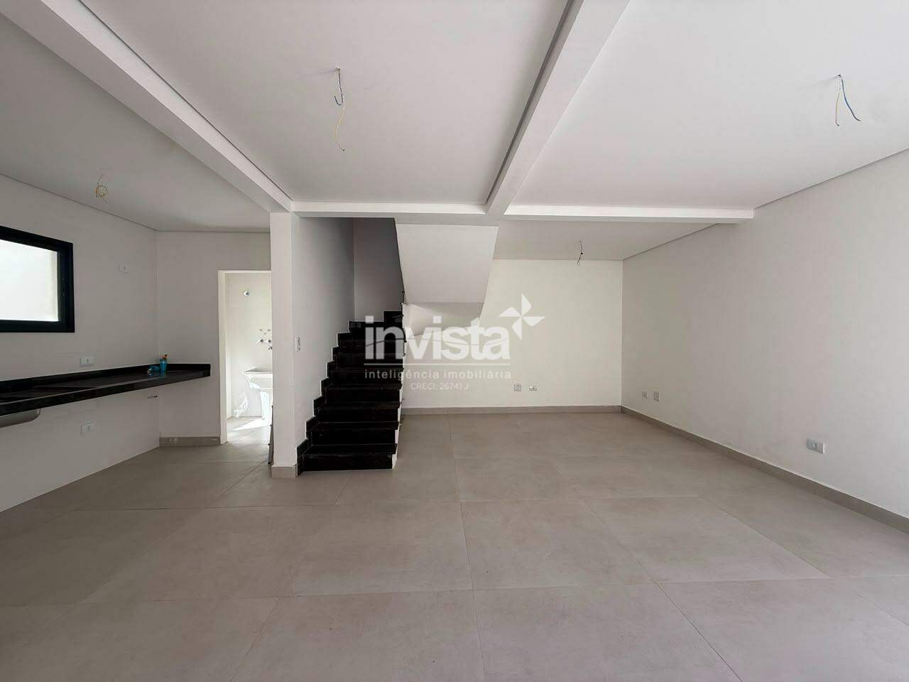 C&oacute;digo: 43454 R$ 7.300,00 Sobrado para alugar em Santos-SP no bairro Estu&aacute;rio, com 3 dormit&oacute;rios e 150m&sup2; 150 m&sup2; 3 quartos 1 vaga - Santos