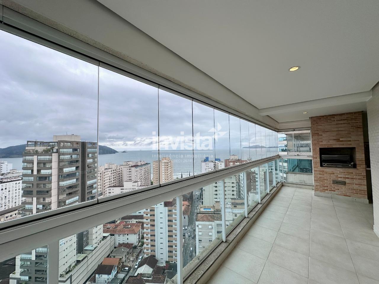 C&oacute;digo: 43475 R$ 18.500,00 Apartamento para alugar em Santos-SP no bairro Embar&eacute;, com 3 dormit&oacute;rios e 190m&sup2; 190 m&sup2; 3 quartos 3 vagas - Santos