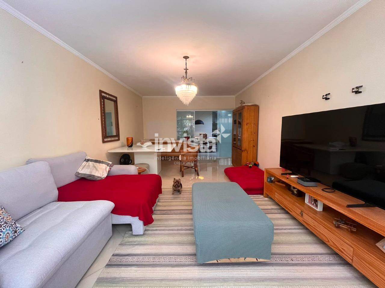 C&oacute;digo: 43477 R$ 7.300,00 Apartamento para alugar em Santos-SP no bairro Ponta da Praia, com 3 dormit&oacute;rios e 150m&sup2; 150 m&sup2; 3 quartos 2 vagas - Santos