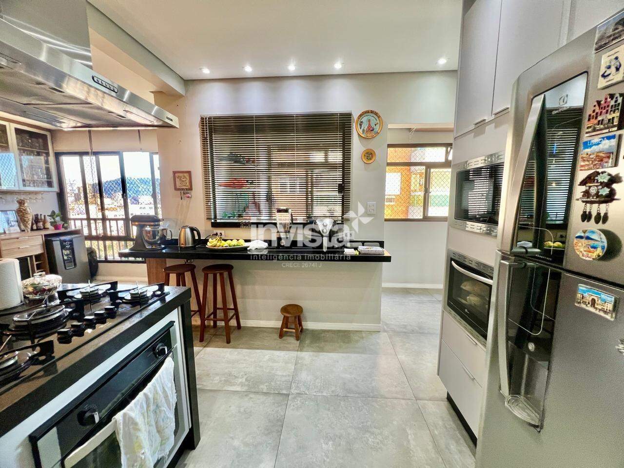 Apartamento &agrave; venda no bairro Gonzaga - Santos