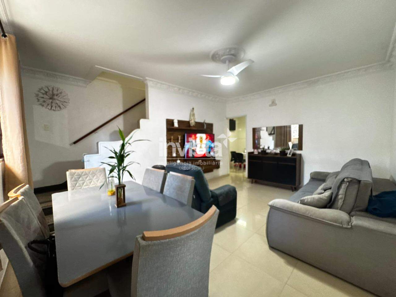 C&oacute;digo: 43485 R$ 590.000,00 Casa &agrave; venda em Santos-SP no bairro Gonzaga, com 3 dormit&oacute;rios e 91m&sup2; 91 m&sup2; 3 quartos 0 vagas - Santos