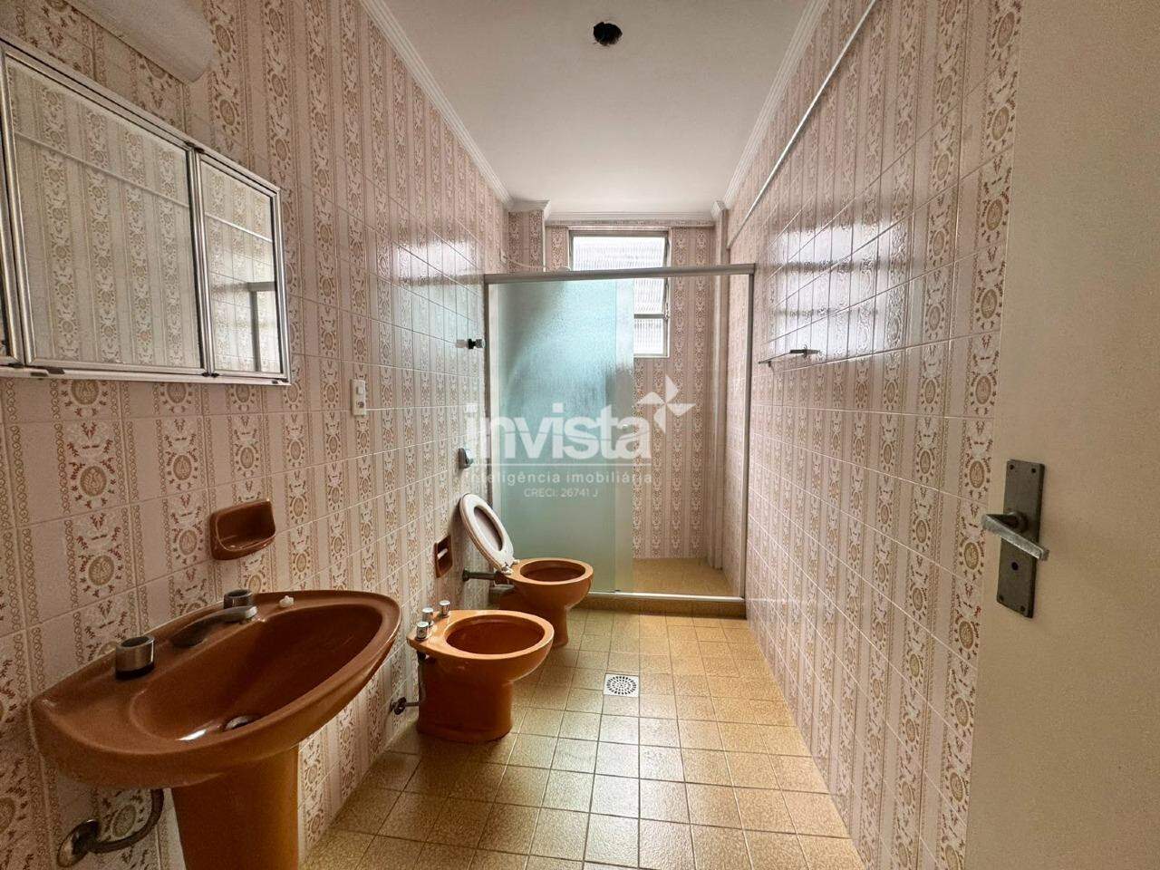 Apartamento para Aluguel no Boqueir&atilde;o (Santos) &ndash; 2 Dorms | 1 Vaga - Santos