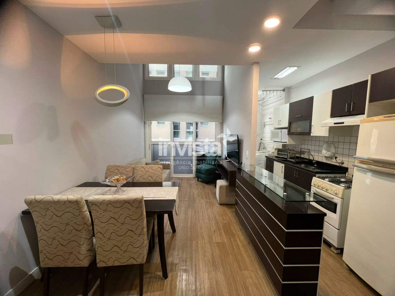 C&oacute;digo: 43542 R$ 650.000,00 Apartamento Duplex &agrave; venda em Santos-SP no bairro Gonzaga, com 1 dormit&oacute;rio e 60m&sup2; 60 m&sup2; 1 quarto 1 vaga - Santos