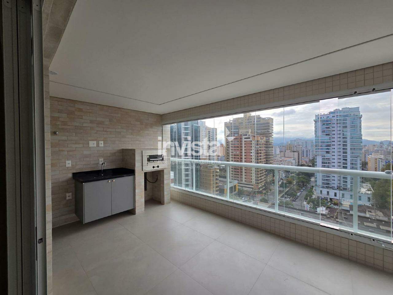 Apartamento para aluguel no bairro Aparecida - Santos