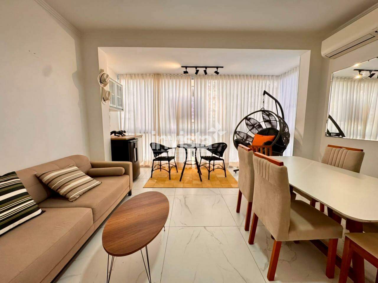 C&oacute;digo: 43547 R$ 8.000,00 Apartamento para alugar em Santos-SP no bairro Gonzaga, com 2 dormit&oacute;rios e 90m&sup2; 90 m&sup2; 2 quartos 1 vaga - Santos