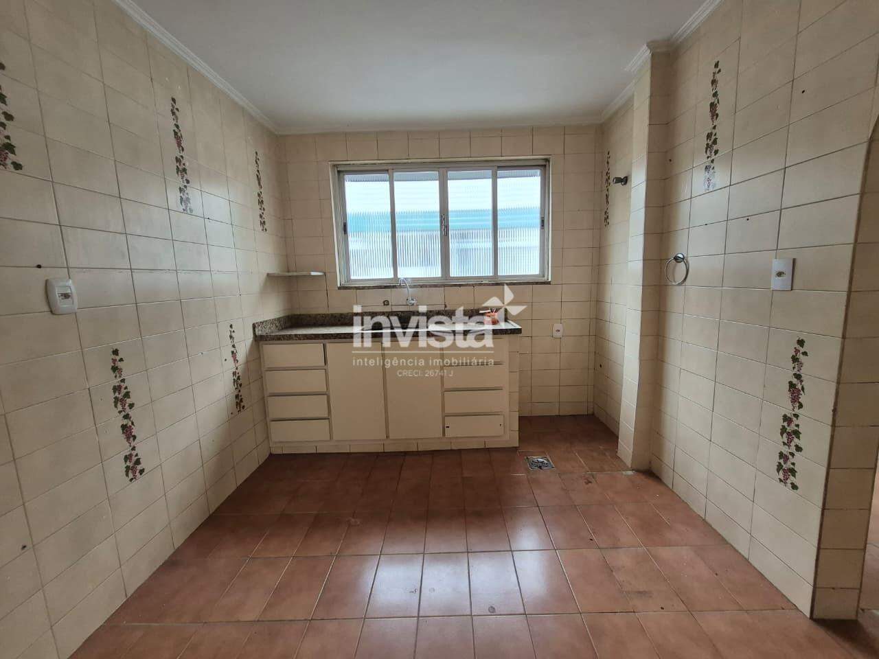 Apartamento para aluguel no bairro Aparecida - Santos