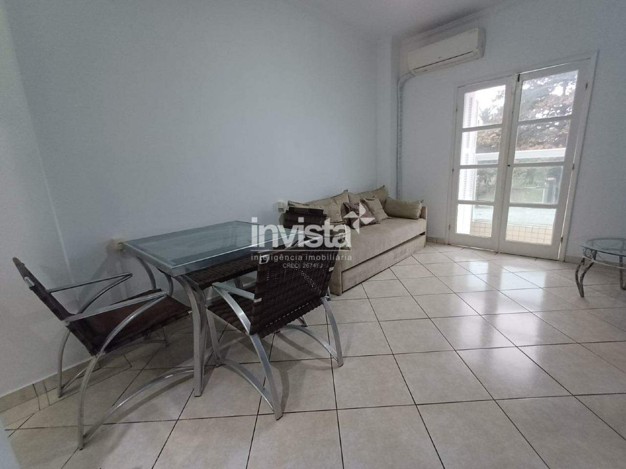 Apartamento para Alugar &ndash; 1 Quarto Semi Mobiliado, P&eacute; na Areia! - Santos
