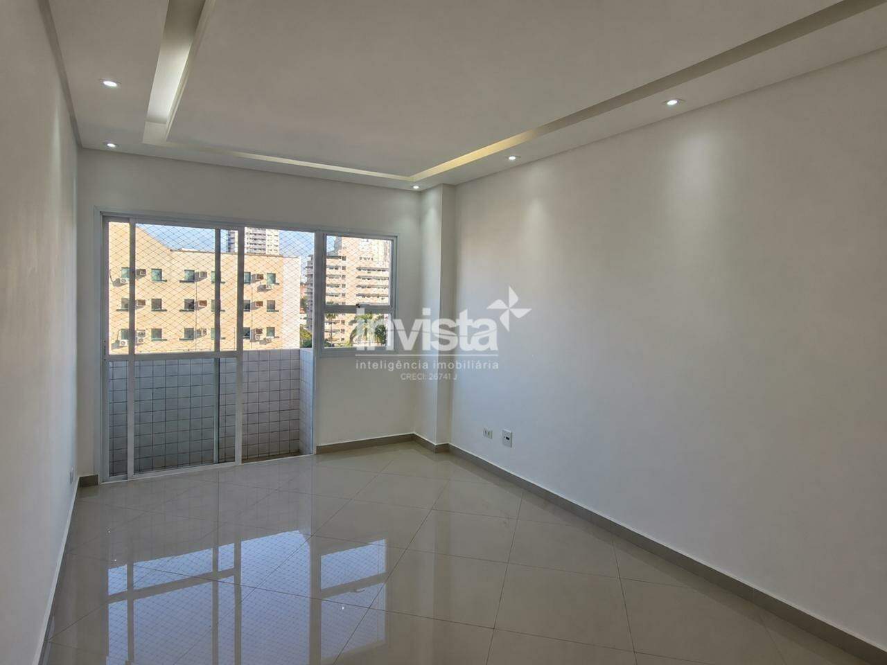 C&oacute;digo: 43590 R$ 3.000,00 Apartamento para alugar em Santos-SP no bairro Vila Mathias, com 1 dormit&oacute;rio e 50m&sup2; 50 m&sup2; 1 quarto 1 vaga - Santos