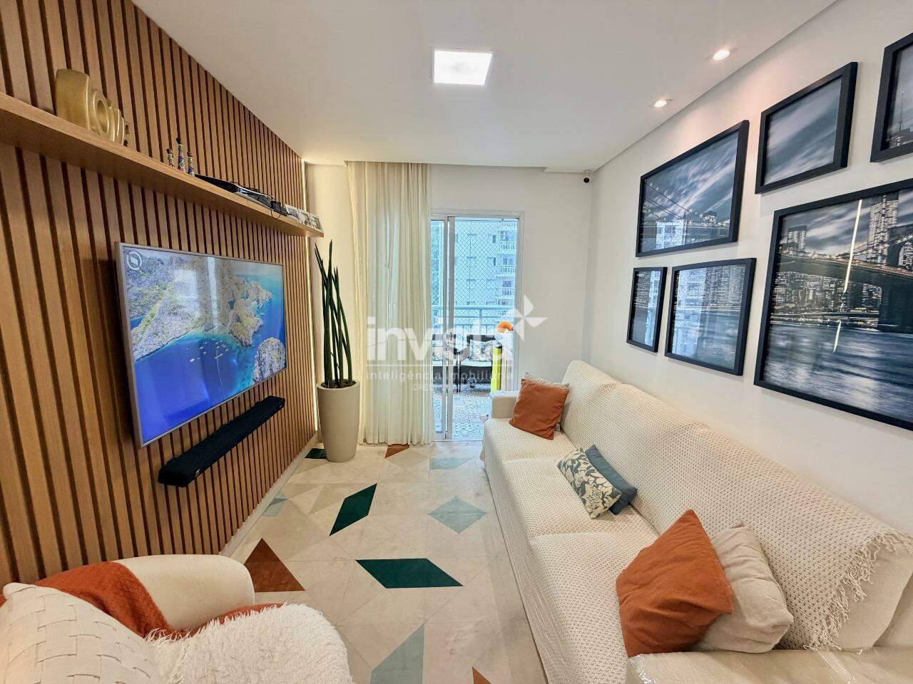 C&oacute;digo: 43593 R$ 880.000,00 Apartamento &agrave; venda em Santos-SP no bairro Marap&eacute;, com 3 dormit&oacute;rios e 84m&sup2; 84 m&sup2; 3 quartos 1 vaga - Santos