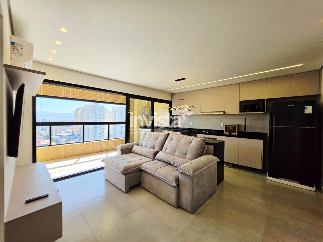 C&oacute;digo: 43626 R$ 7.500,00 Apartamento para alugar em Santos-SP no bairro Ponta da Praia, com 2 dormit&oacute;rios e 65m&sup2; 65 m&sup2; 2 quartos 1 vaga - Santos
